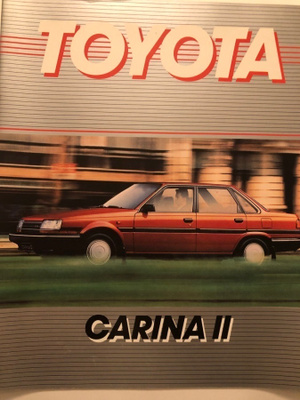 Myyntiesite Toyota Carina II - 1986