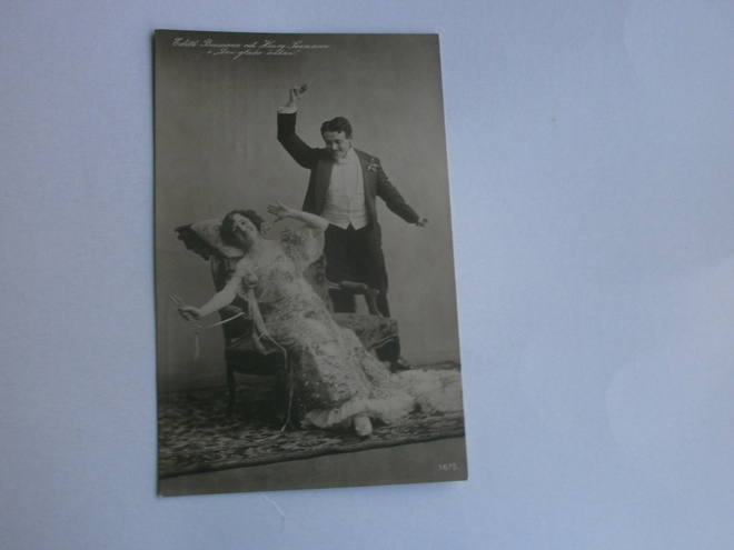 Edith Buemann & Henry Seeman, operettitähdet, p. 1907 Suomi