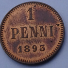 1893 1 penni kl8 - pikkukuva 1