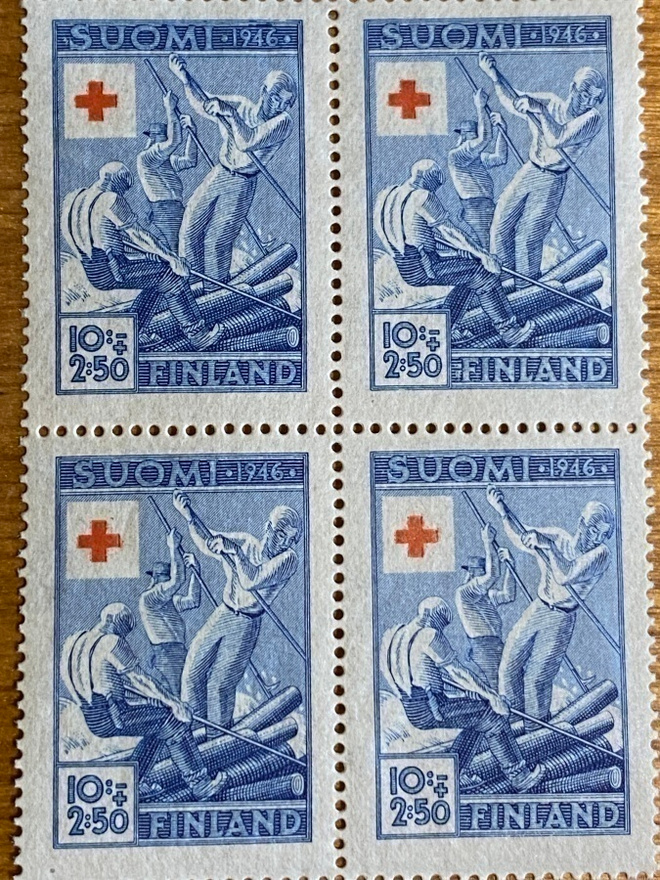 PR 1946 10MK+2,5MK NELIÖ**