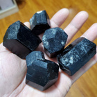 Xinjiang musta turmaliini 1573.20ct schörl viistehiontalaatu - pikkukuva 3