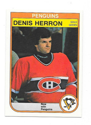 1982-83 OPC #270 Denis Herron Pittsburgh Penguins MV