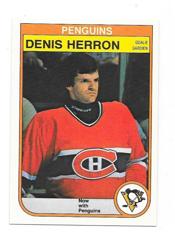 1982-83 OPC #270 Denis Herron Pittsburgh Penguins MV