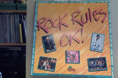 ROCK RULES OK ! :: COMPILATION :: VINYYLI LP--AUSTRALIA 1987