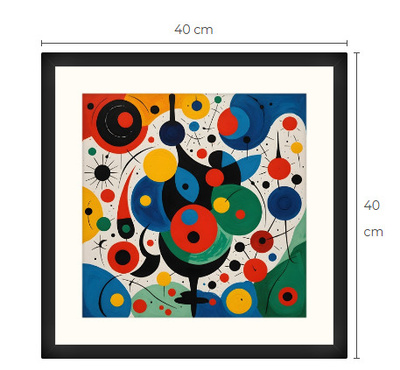 Uusi uniikki abstrakti art print taulu 40 cm x 40 cm