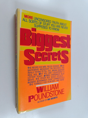 William Poundstone : Biggest Secrets