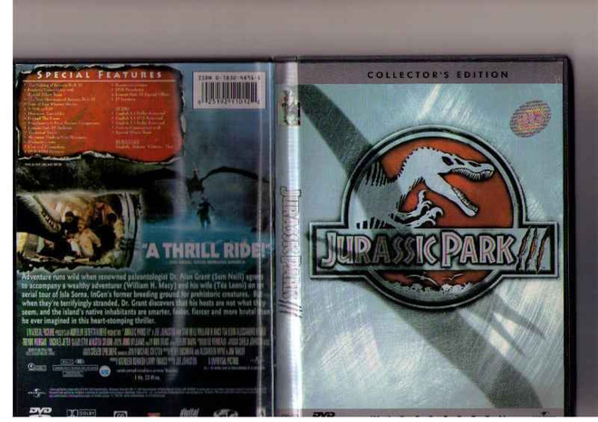 Jurassic Park 3 [WIDESCREEN, COLLECTOR’S EDITION, R1, EI SU