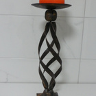 Iso, korkea 45cm , metallinen kynttilänjalka - pikkukuva 4
