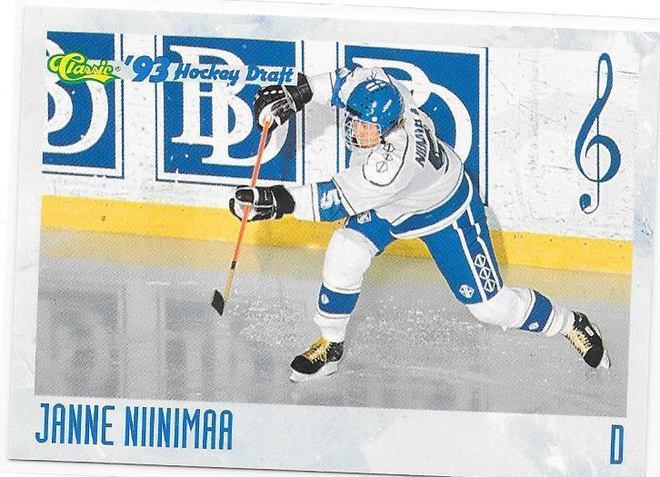 1993 Classic #44 Janne Niinimaa Suomi Kärpät
