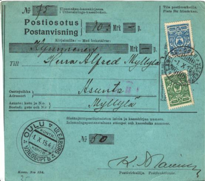 POSTIOSOTUS OULU KONTR.-KEURUU