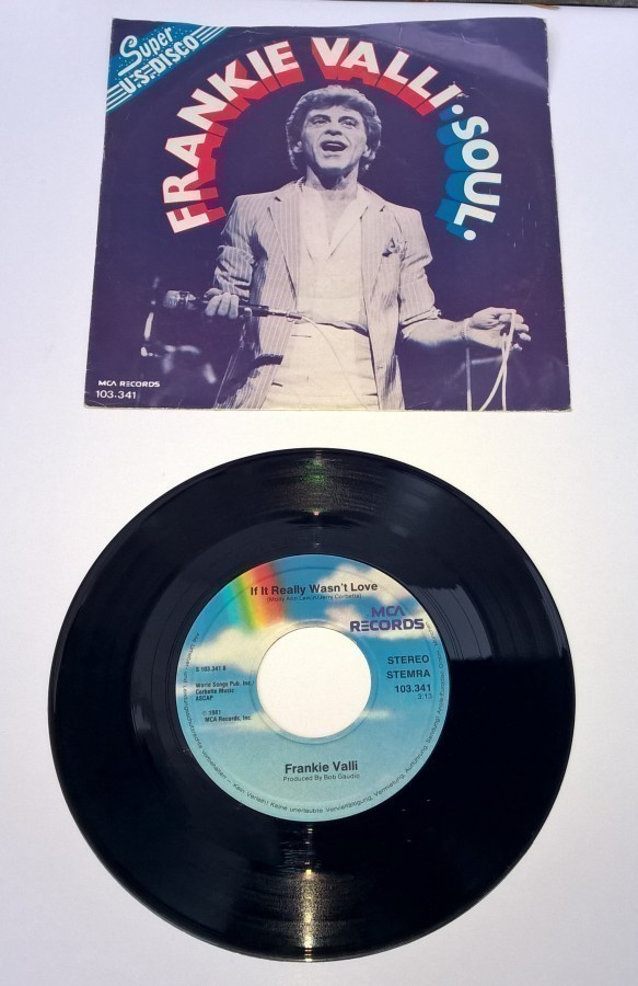 FRANKIE VALLI SOUL 7" SINGLE 103.341 MCA RECORDS
