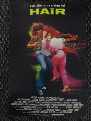 Hair (Milos Forman, 1979) - vanha elokuvajuliste