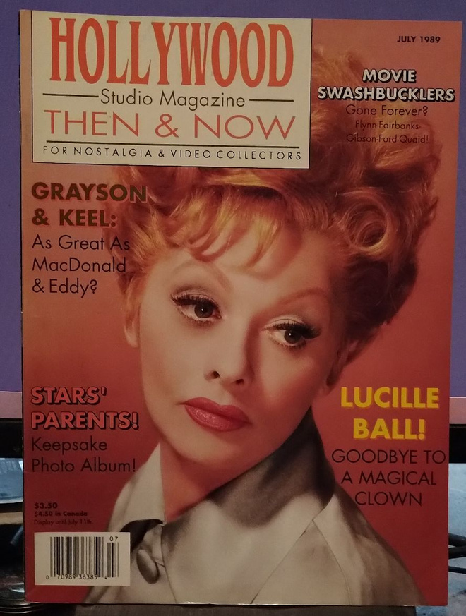 Hollywood Then and Now 1989 volume 22 no 7
