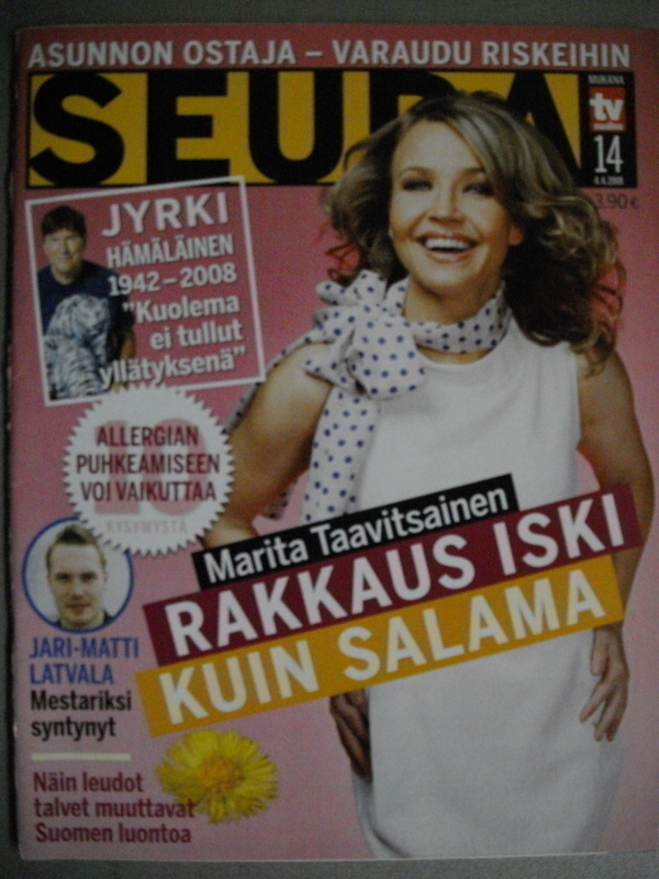 Seura lehti Nro 14/2008. (11.3)