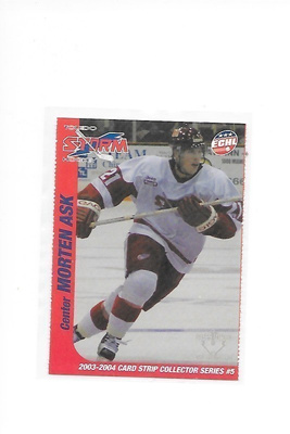 2003-04 Toledo Storm #5 Morten Ask Ex- Saipa NORJA