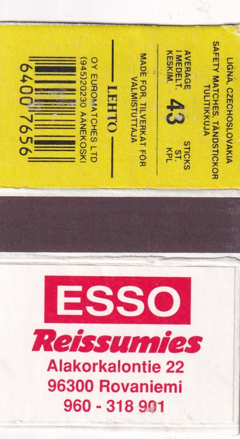 Rovaniemi, ESSO Reissumies      b638
