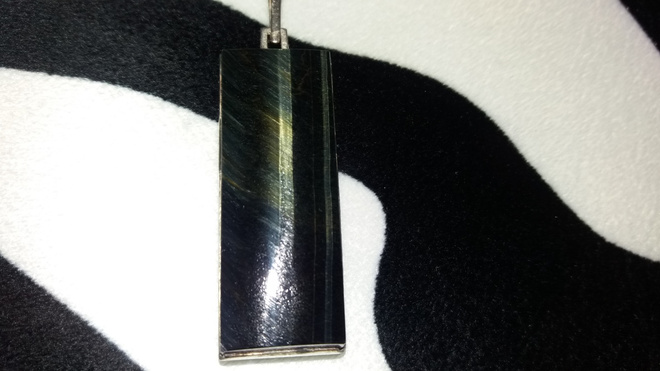 6.5cm Vintage Turun Hopea kissansilmä kivi hopea riipus