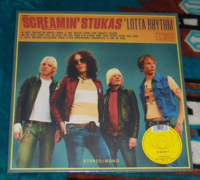 THE SCREAMIN´ STUKAS ~ A Lotta Rhythm ~ LP keltainen *UUSI*