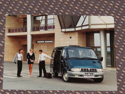 1998 GAZ Sobol  pikkubussi pressikuva - KUIN UUSI