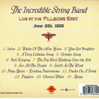 INCREDIBLE STRING BAND - LIVE - pikkukuva 2