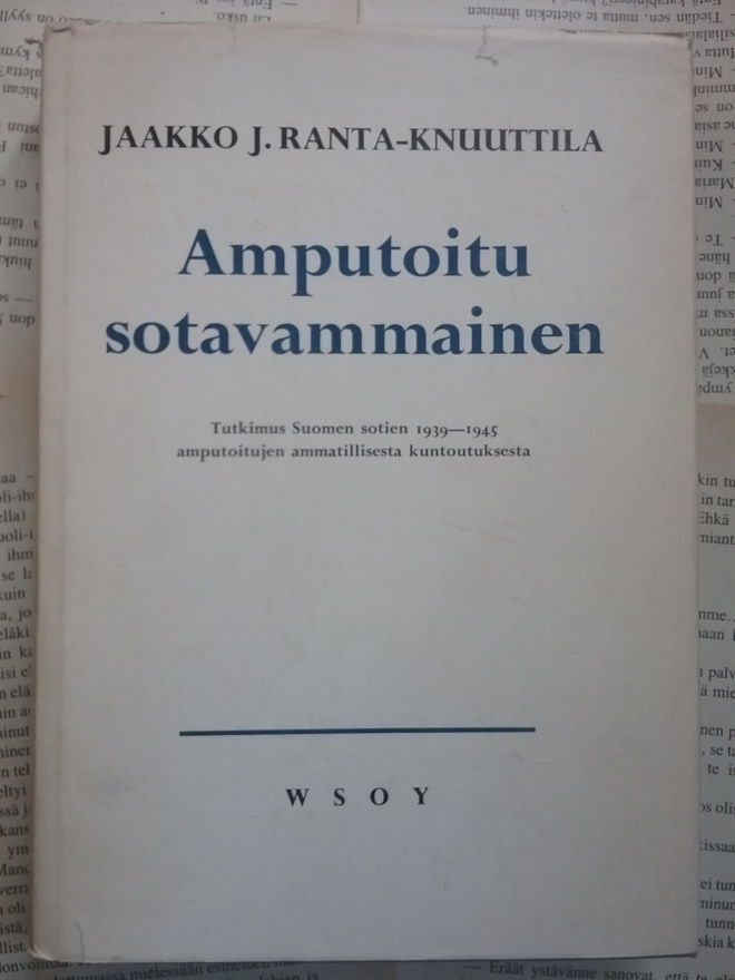 Jaakko J. Ranta-Knuuttila - Amputoitu sotavammainen