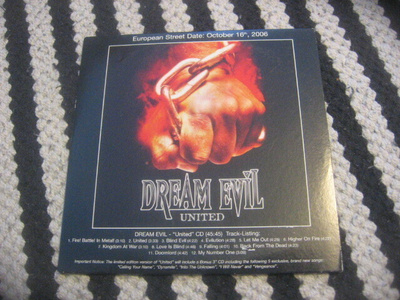 Dream Evil - United (promo cd)