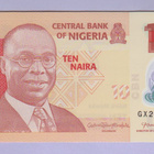 Nigeria 10 Naira v.2022 UNC P-39 (Polymer) - pikkukuva 1