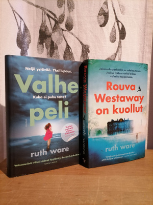 Ruth Ware - Valhepeli & Rouva Westaway on kuollut 1.p.