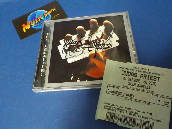 JUDAS PRIEST - BRITISH STEEL CD NIMMARILLA + KEIKKALIPPU