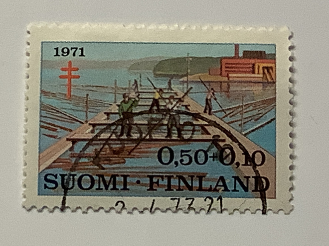 688 / 1971 Tub Metsäteollisuus 3/3 o leimattu
