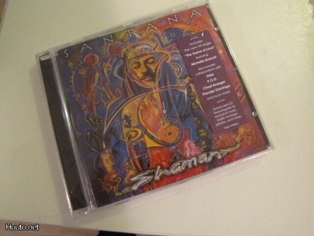Carlos Santana Shaman cd 2002 muoveissa