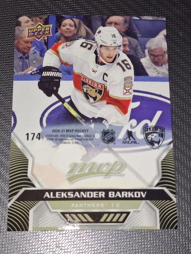 2020-21 Upper Deck MVP Puzzle Back #174 Aleksander Barkov