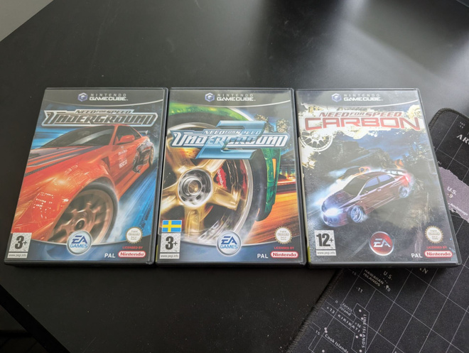 Need for Speed -kaahailupaketti Nintendo GameCube