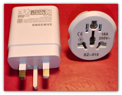 Samsung 45W USB-C UK-pikalaturi ja EU-adapteri #32200