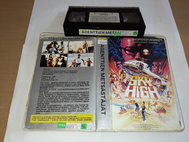 Agenttien metsästäjät - SFX VHS (Video Box Office Film)