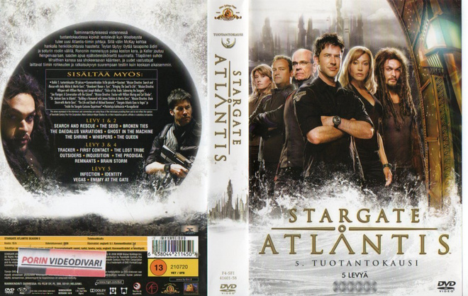 Stargate Atlantis 5 kausi	(23 629)	k	-FI-	DVD	suomik.	(5)