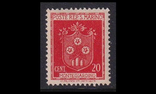 San Marino 319 ** Vaakuna 20 C (1945)