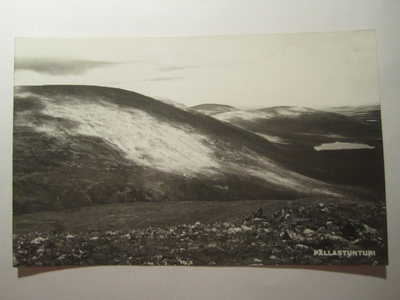 Postikortti Lappi Pallastunturi 1950-l  Alkup.Mallikappale