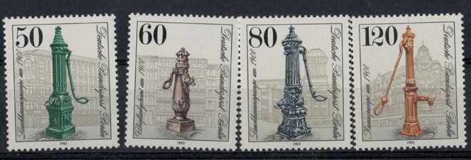 Berlin Mi 689-92 ++
