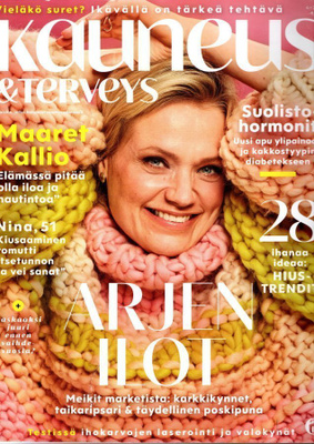 Kauneus & Terveys n:o 4 2022 Maaret Kallio. Aura Raappana.