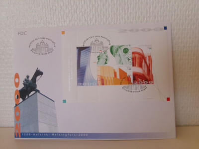 FDC- ensipäiväkuori - Helsinki - 2000 