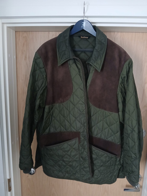 Barbour miesten tikkitakki vihreä/mokka XL