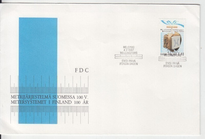 FDC 1987 Metrijärjestelmä.