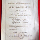Ammattikoulu päästötodistus 1964 - pikkukuva 1