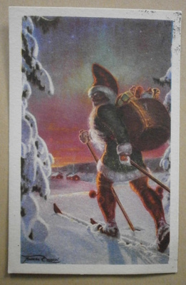 Anders Olsson: Tonttu hiihtää kylään, p. 1947 + Tubi-joulum.