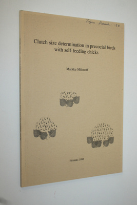 Markku Milonoff : Clutch size determination in precocial ...
