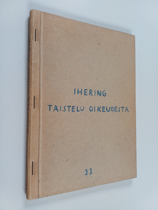 Rudolf von Ihering : Taistelu oikeudesta
