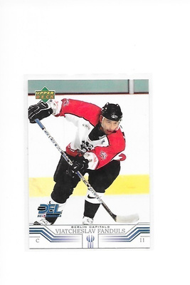 2001-02 DEL Cards #28 Vjatseslavs Fanduls Berlin  ex- Ässät