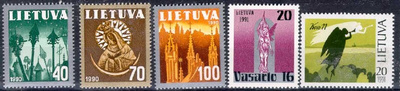 Liettua Mi 470, 471, 474-6 ++