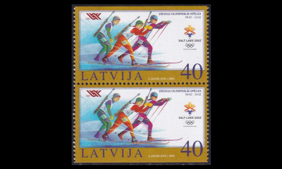 Latvia 565D ** Salt Lake Cityn olympialaiset (2002)